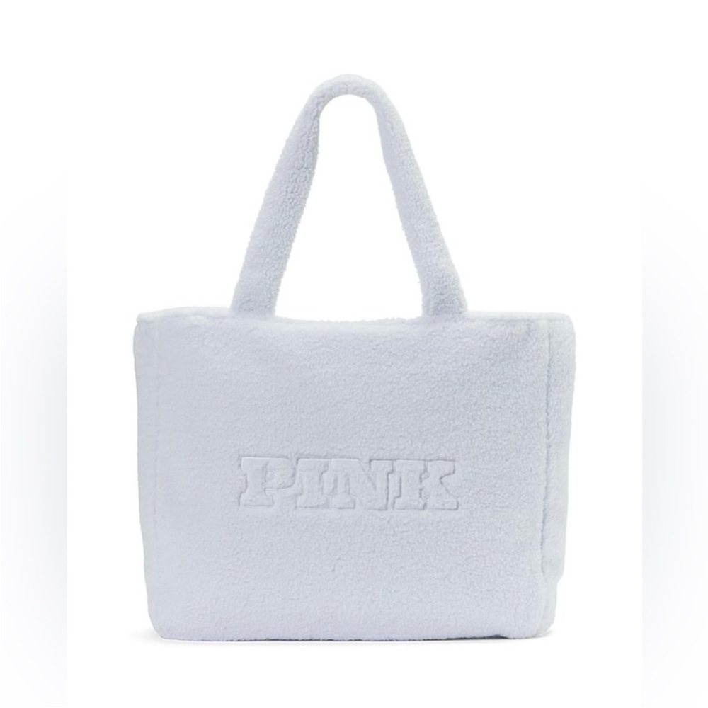 VS Light Blue Plush Teddy Tote